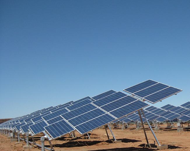 Tilted Single-Axis Tracker